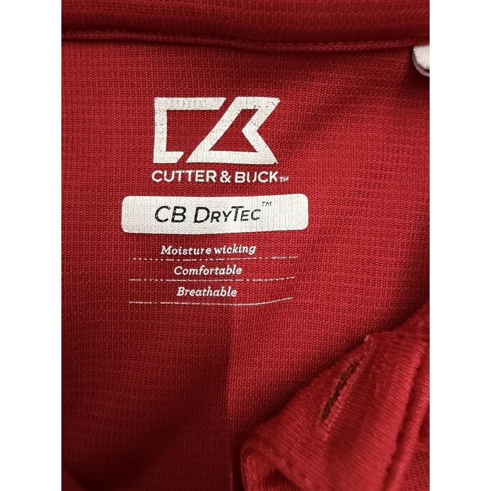 Alabama Crimson Tide Cutter & Buck Collegiate Advantage DryTec UPF+ Polo Sz L - Picture 2 of 9